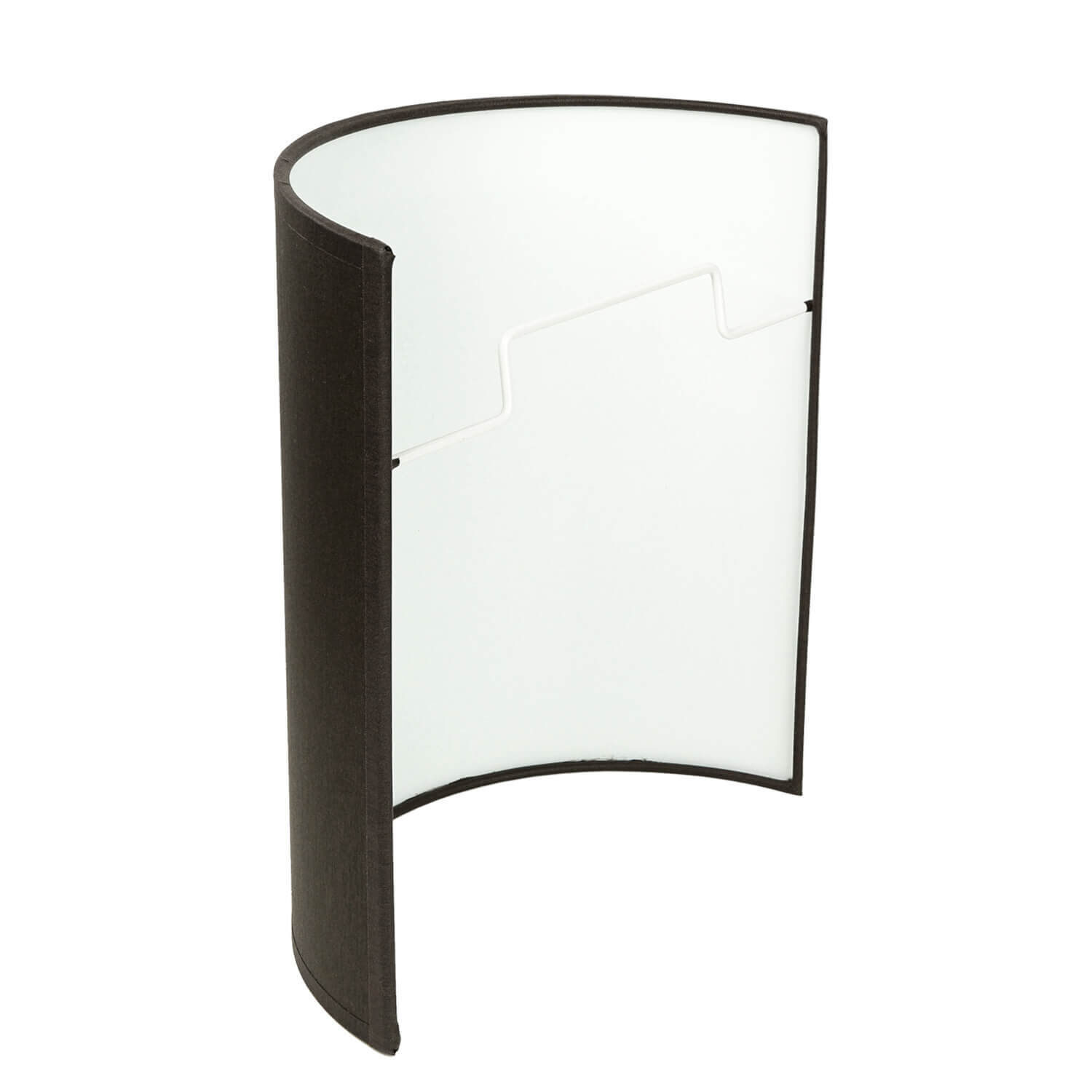 Wandleuchte ALICE in Braun Stoff Schirm modern Wandleuchte ALICE in Braun Stoff Schirm modern