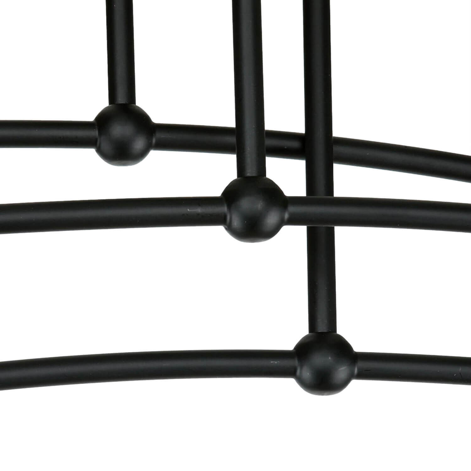 Deckenlampe Schwarz Weiß 6x E14 Modern Metall Glas