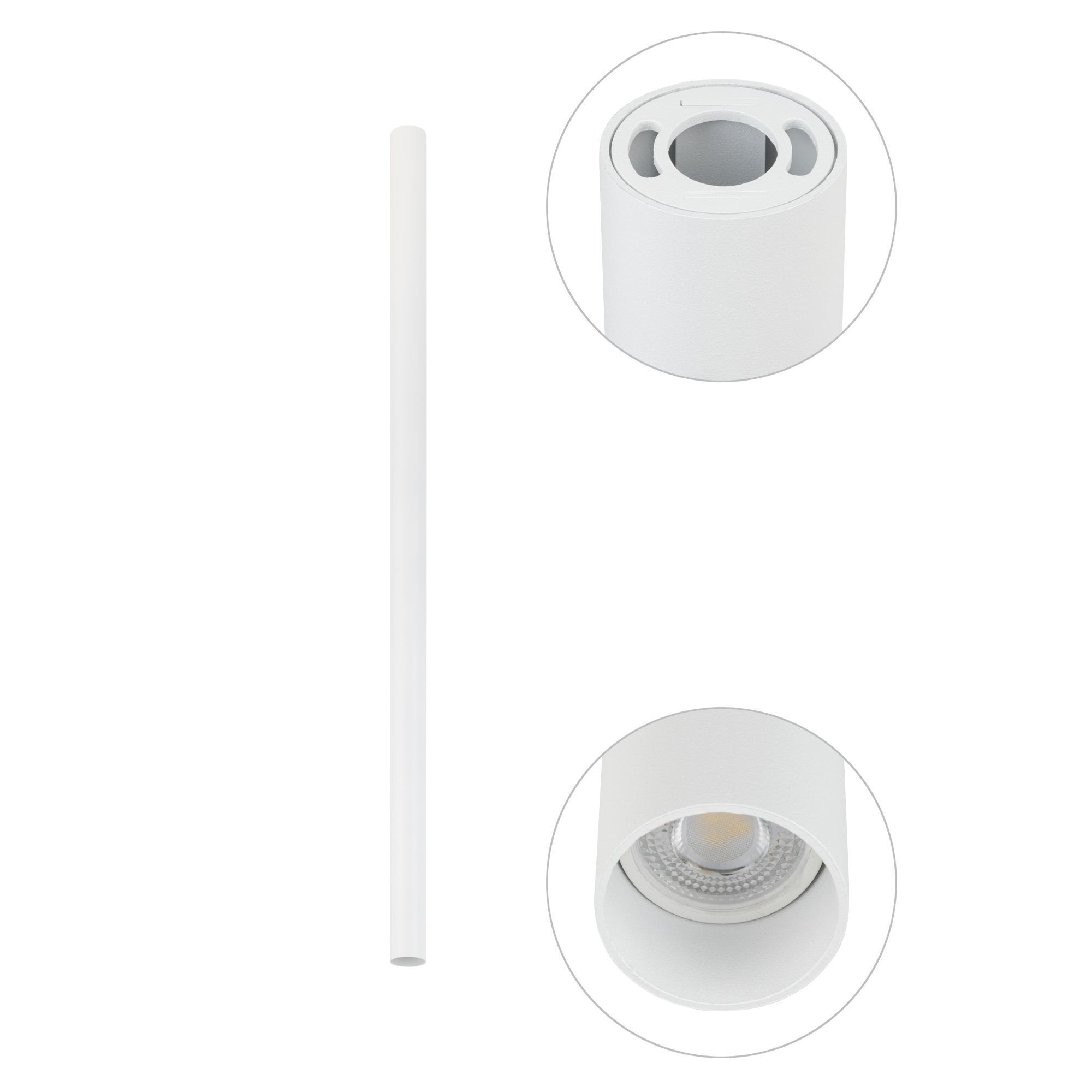 LED, Track-Licht, Weiß, Stab, Leuchtenkopf