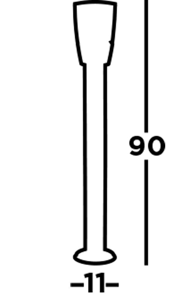 Außenleuchte Anthrazit Weiß IP44 E27 90 cm Aluminium