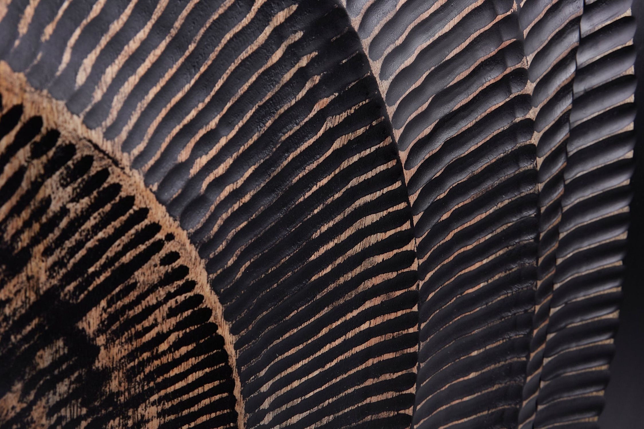 Hängesideboard Schwarz Gold 177 cm Ornament Handarbeit Holz Hängesideboard Schwarz Gold 177 cm Ornament Handarbeit Holz