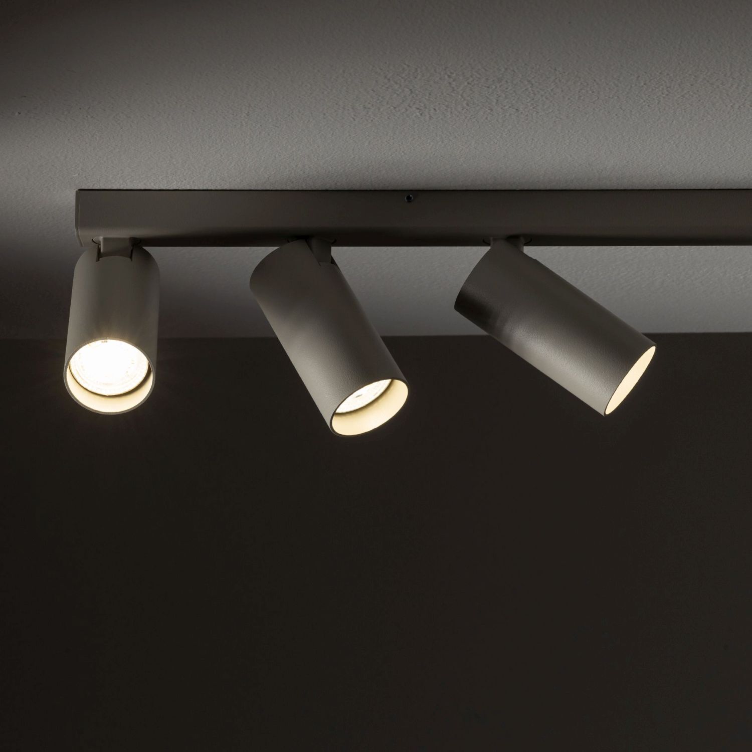 Deckenkurzleuchte, Wandanstrich, Spotlights, 3er-Set, Schwarze Deckenleuchte