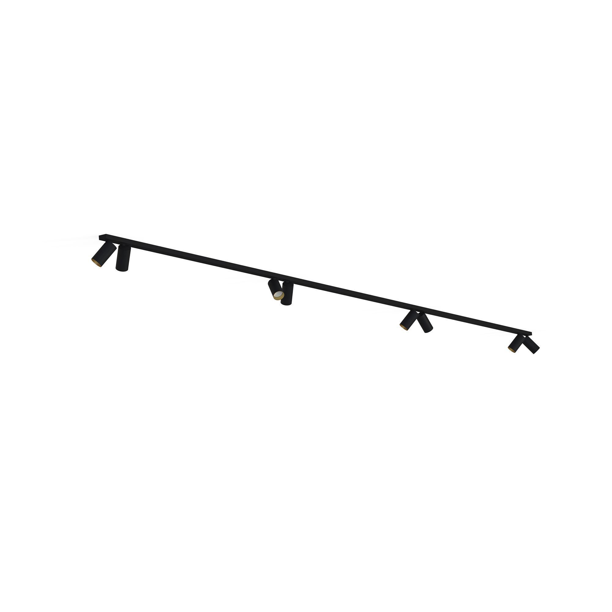 Track lighting, Bar light, Black finish, Spotlight, Ceiling rail