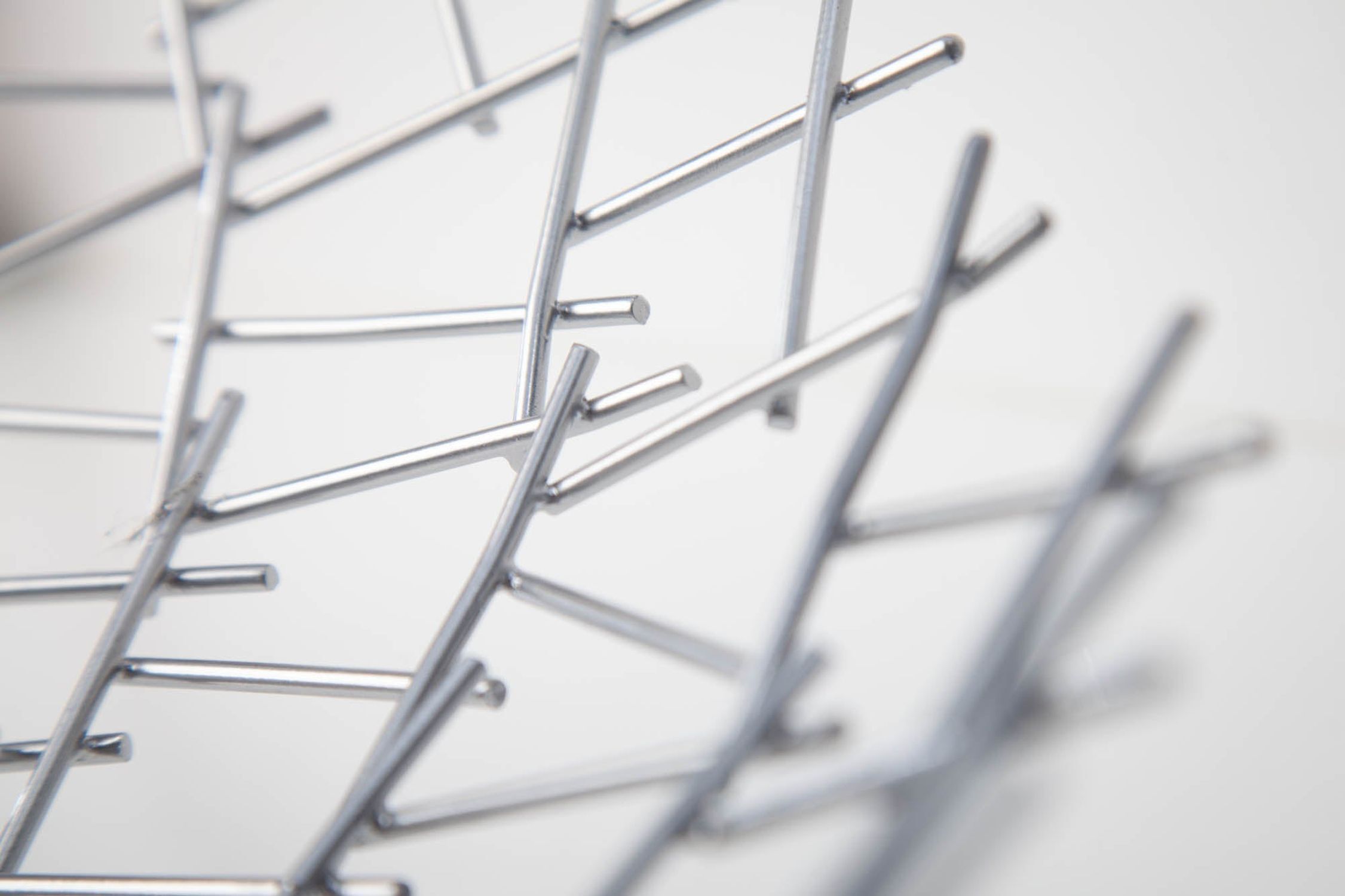 Dekoschale Metall Ø 45 cm Gitter Design in Silber E-Scooter, Transport, Fahrzeug