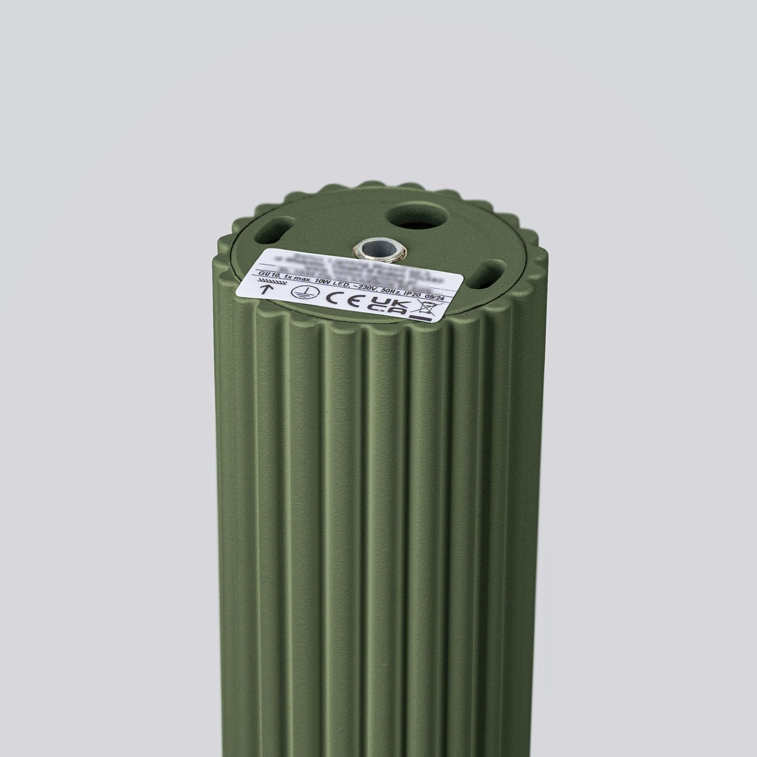 Kleiner Aufbauspot GU10 Ø 6,5 cm H: 10 cm Aufputz Grün Modern