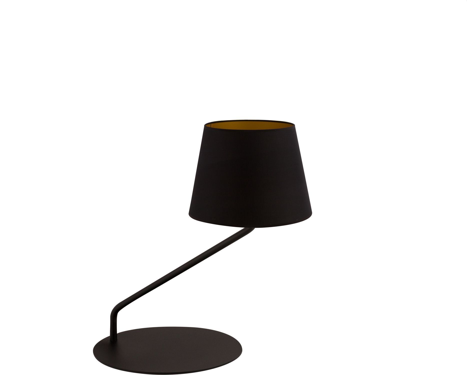 Nachttischlampe Schwarz Kupfer Metall Lesen 43 cm klein