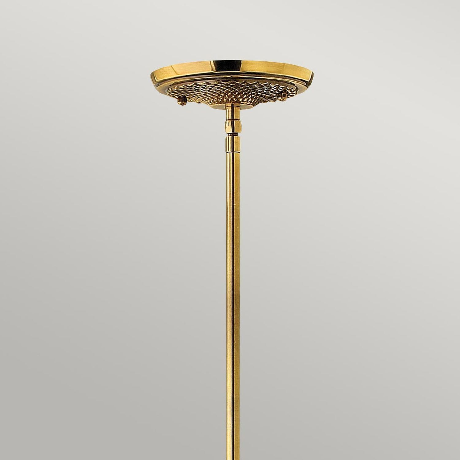 Pendelleuchte Echt-Messing Glas Ø 12,4 cm E27 verstellbar golden, deckenlampe, lampe, stand, metallisch