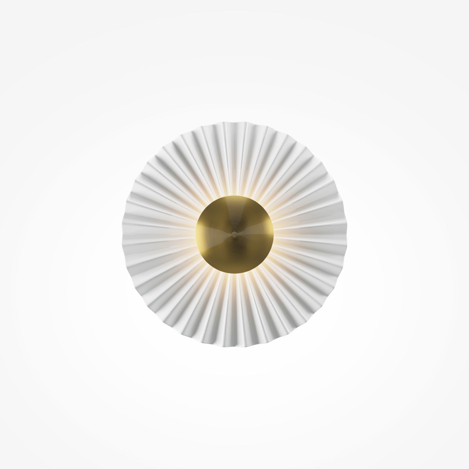 LED Wandleuchte dimmbar Metall rund Ø 30 cm 510 lm KAI