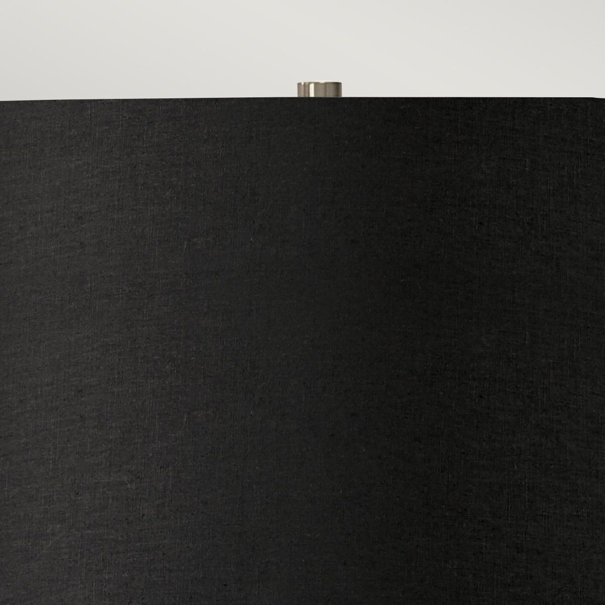 Tischleuchte Weiß Schwarz E27 65 cm Klassisch Wohnzimmer Lampe, Lampenschirm, Tafel