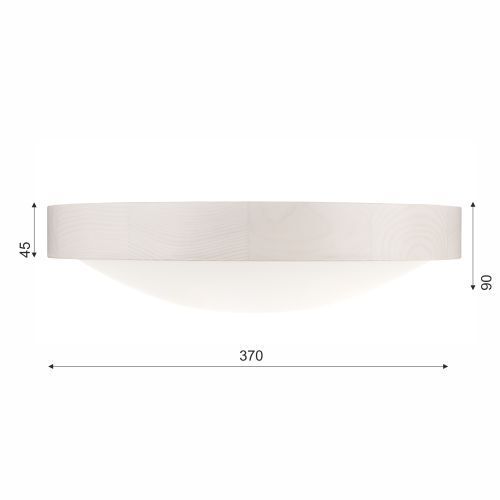 Deckenleuchte FERNLY Weiß Modern rund Wohnzimmer