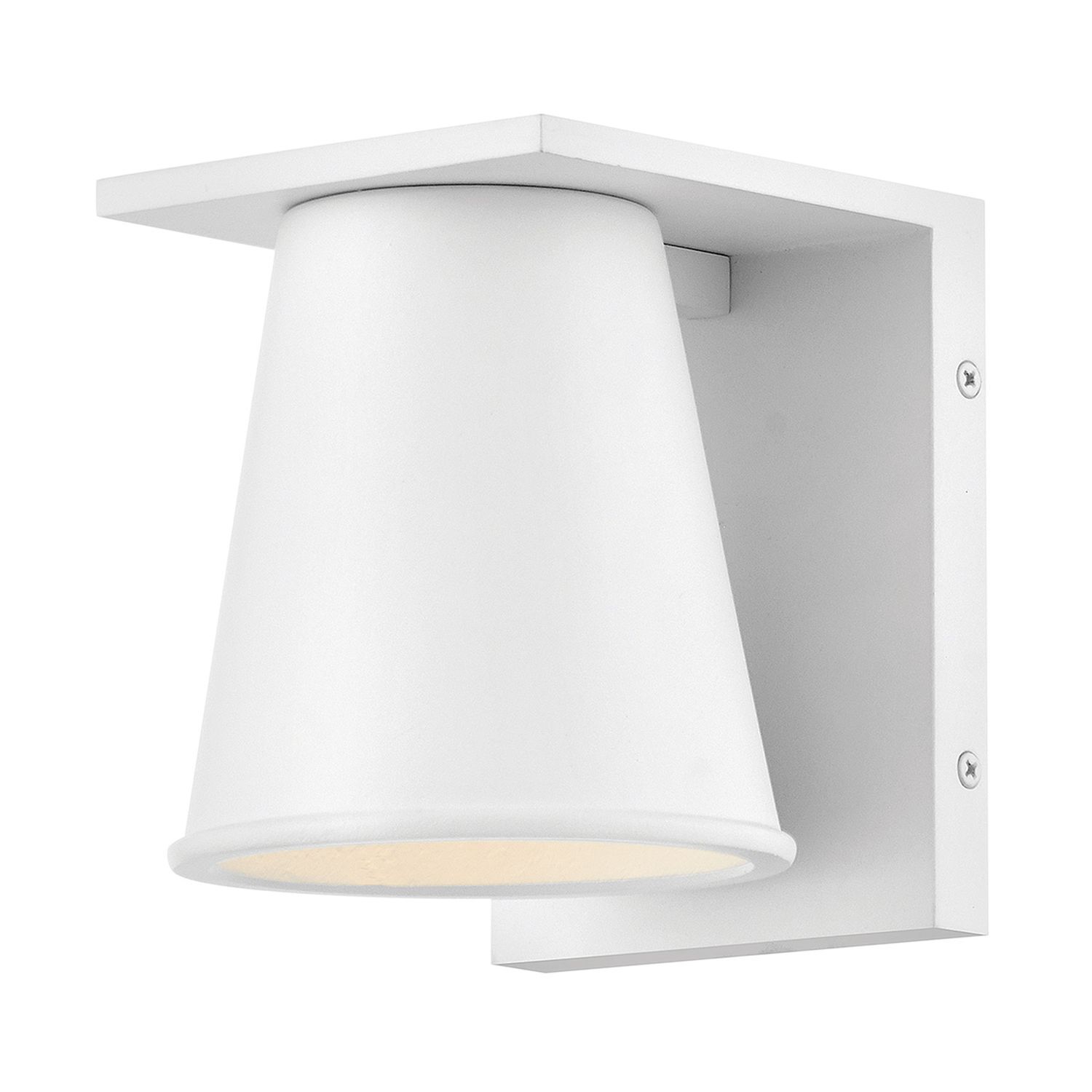Wandlampe außen Weiß LED GU10 IP44 15,4 cm hoch klein