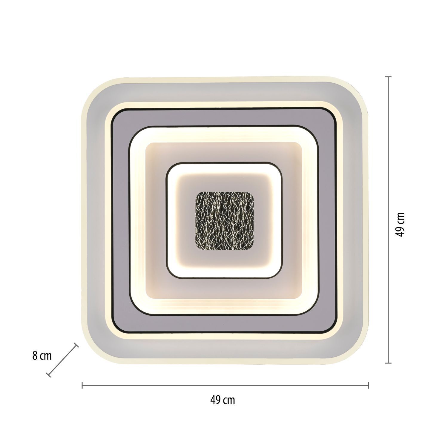 LED Deckenlampe Dimmer Fernbedienung 6500 lm Nachtlicht LED Deckenlampe Dimmer Fernbedienung 6500 lm Nachtlicht