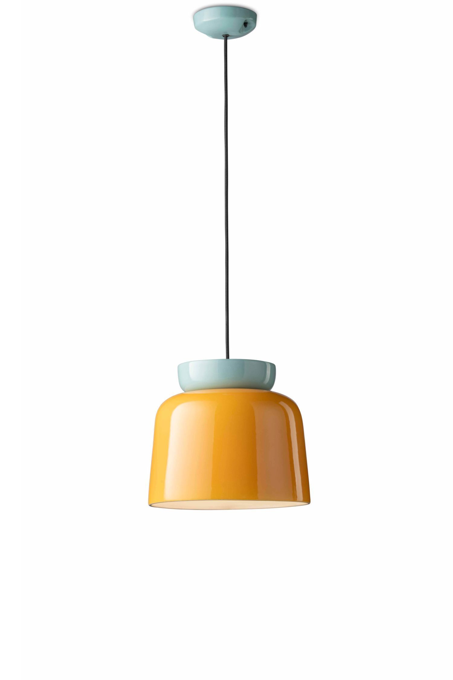 Hängelampe Keramik D: 27,5 cm rund H: max. 145 cm E27