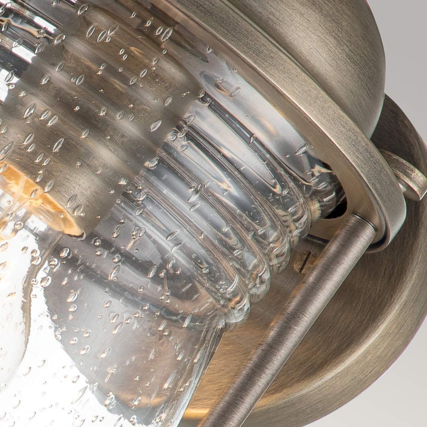 Wandlampe, Glasvase, Sonderbeleuchtung, Beleuchtung, Metall