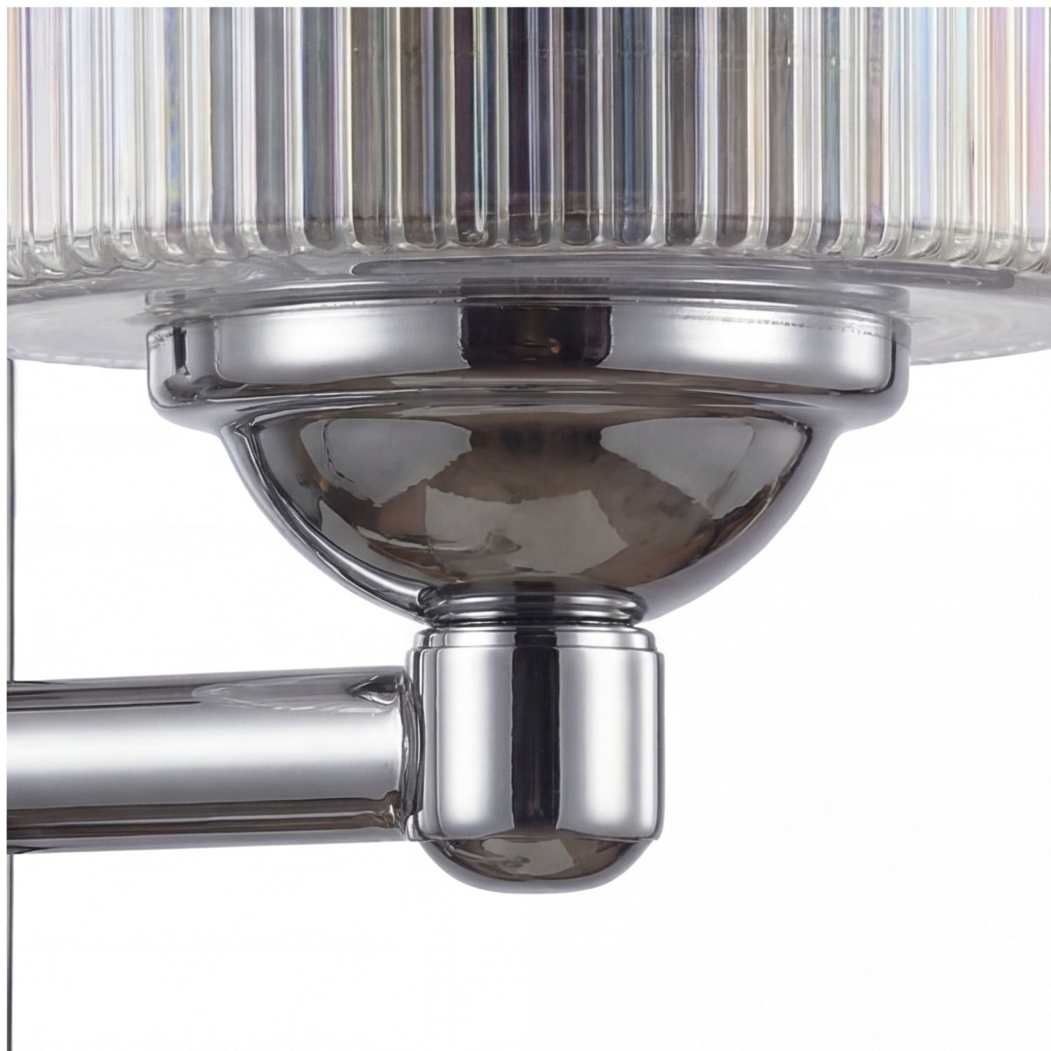 Öllampe, Chromstahl, Chrom, Rundklemme, Lampe