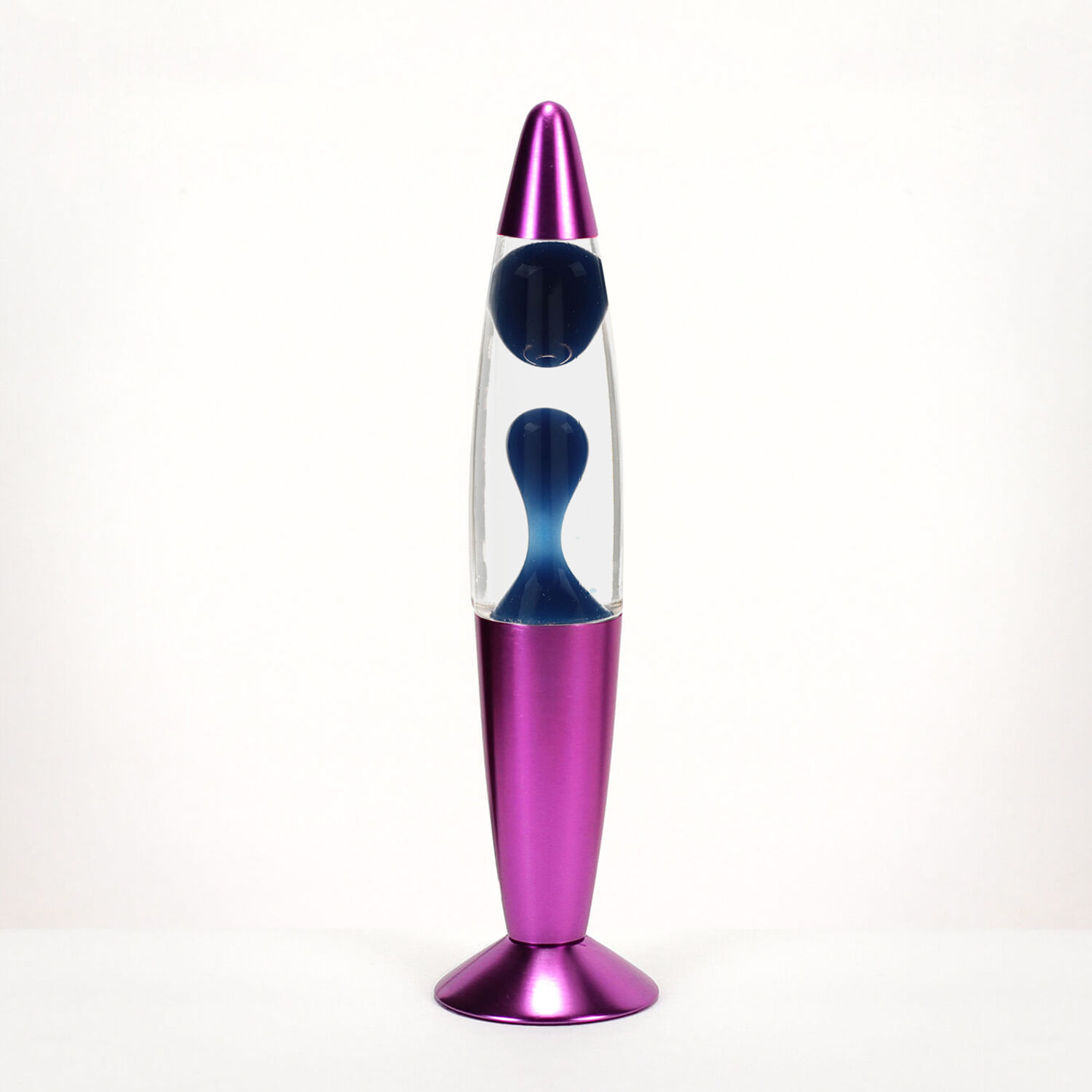 Lila Lavalampe dunkel H:36cm Retro Leuchte Timmy Kosmetik