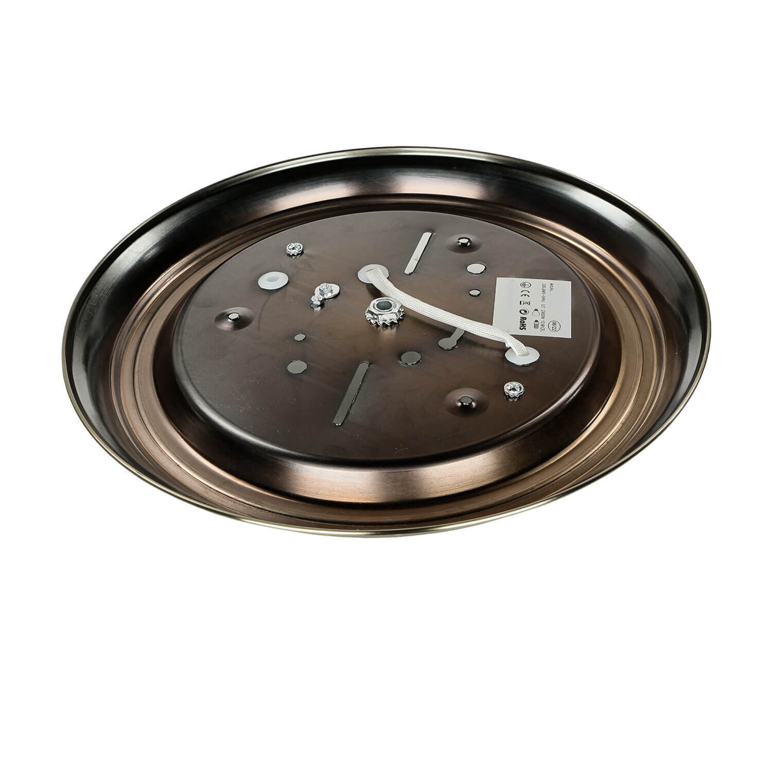 Elegante Deckenlampe Wohnzimmer Jugendstil 2xE27 TOP Uhr, Wanduhr