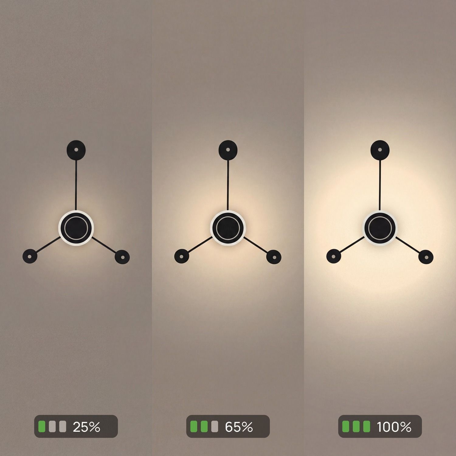 hängelampe, deckenleuchte, geometrisch, dreiarmig, schwarz-weiß