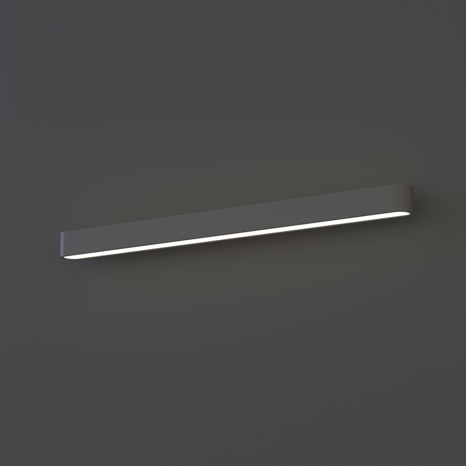 Wandleuchte Up Down 93,5 cm lang Grau 3000 K 2300 lm T8 LED