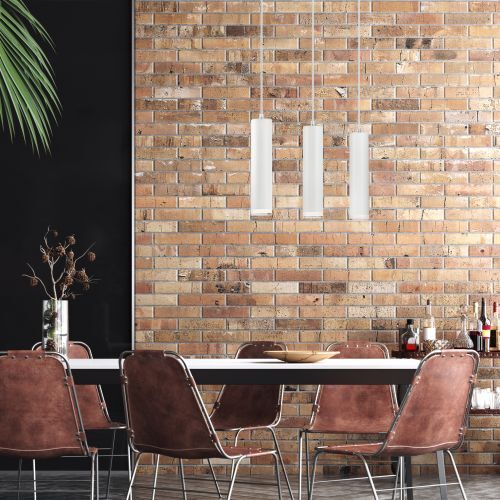 Hängelampe Weiß Aluminium Modern Esstisch Leuchte