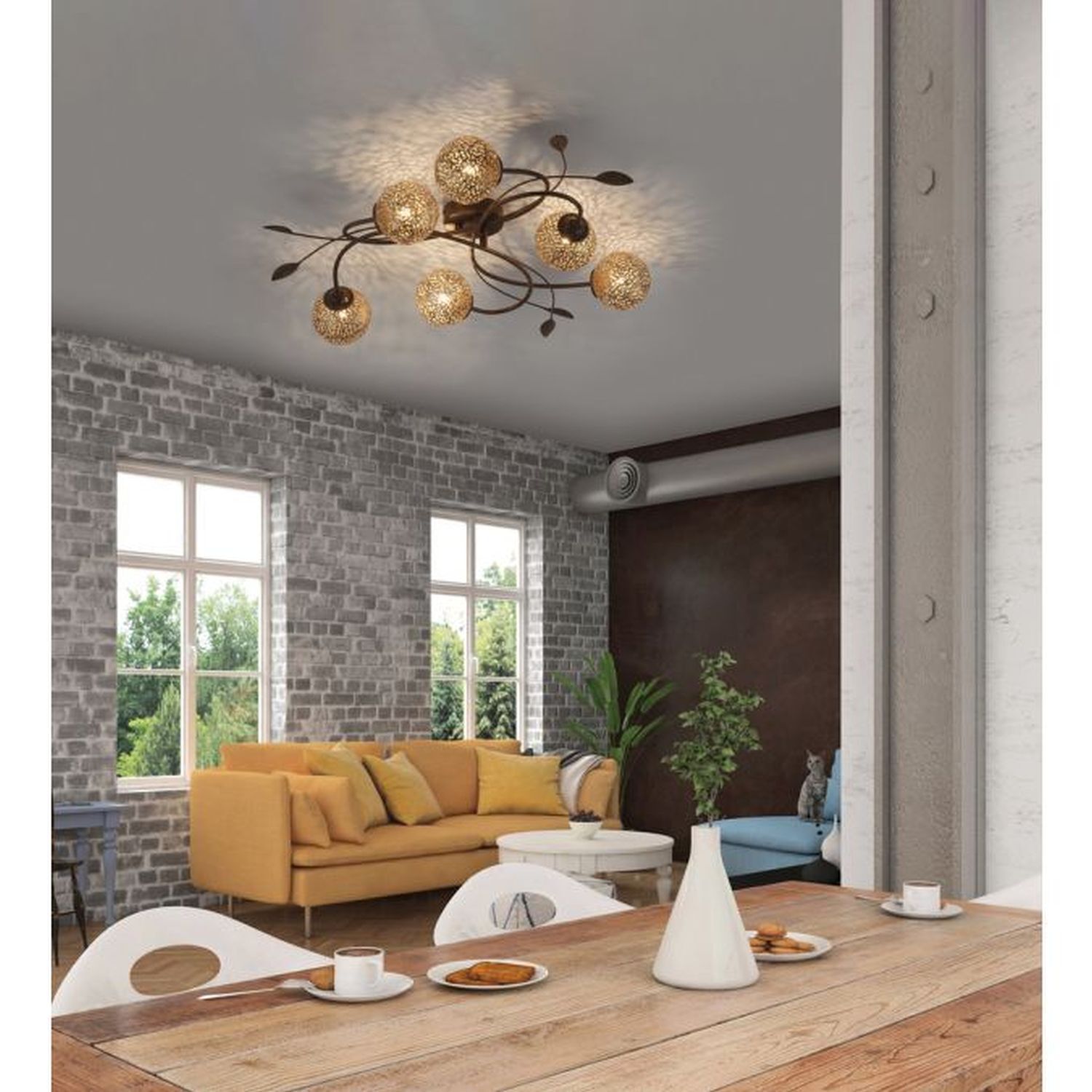 Drinnen, Innenarchitektur, Inneneinrichtung, Wohnzimmer, Kronleuchter