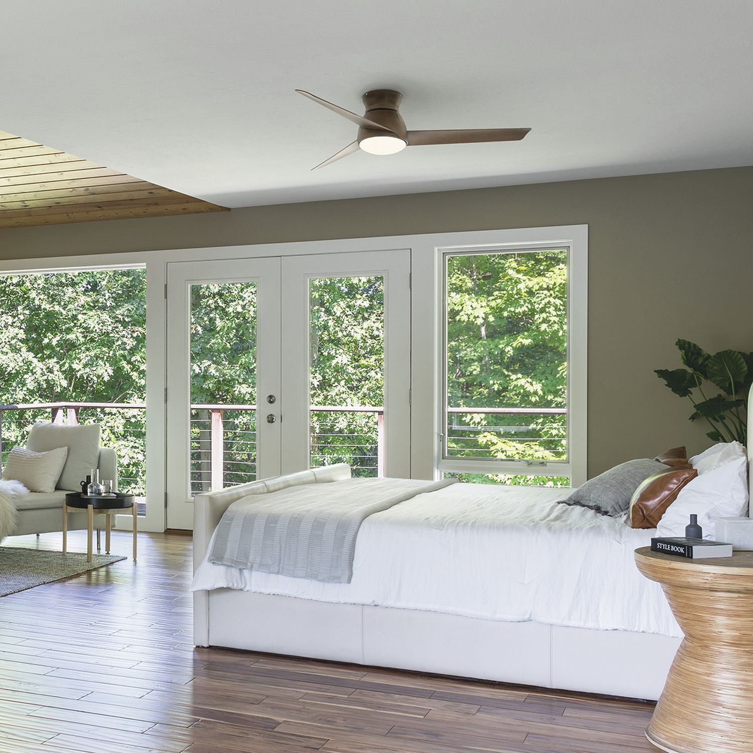 Deckenventilator mit Beleuchtung Ø152cm Fernbedienung Tür, Deckenventilator, Elektrisches Gerät, Gebäude, Wohnen