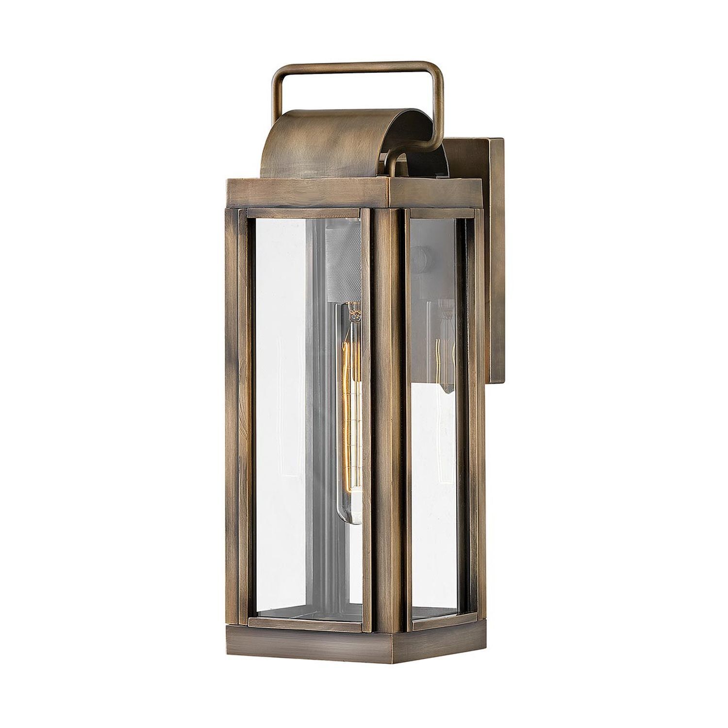 Wandlampe außen Vintage IP44 41,3 cm hoch in Bronze