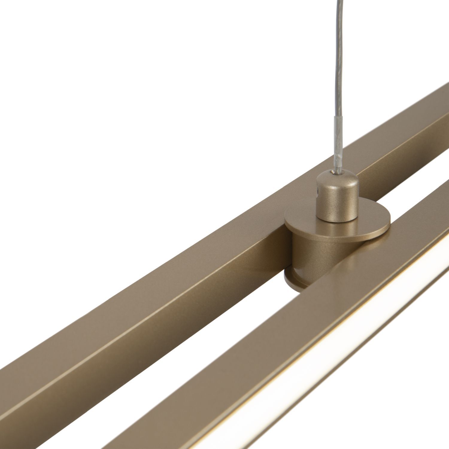 Hängeleuchte LED Aluminium H: max. 305,5 cm in Messing