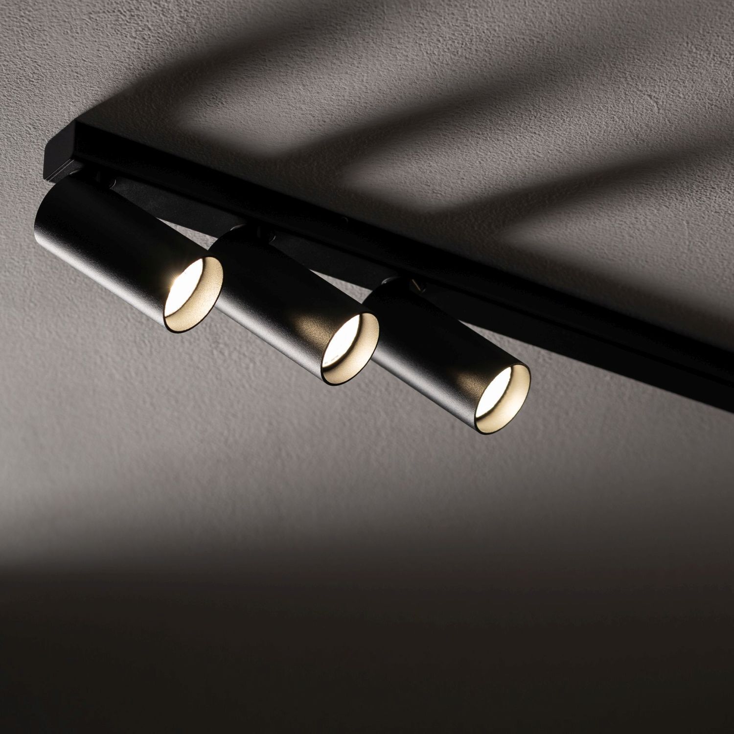 Flexibler Deckenstrahler Schwarz 7-flammig Aluminium Deckenleuchte, Spotlight, Schwarz, Metall, ambientebeleuchtung