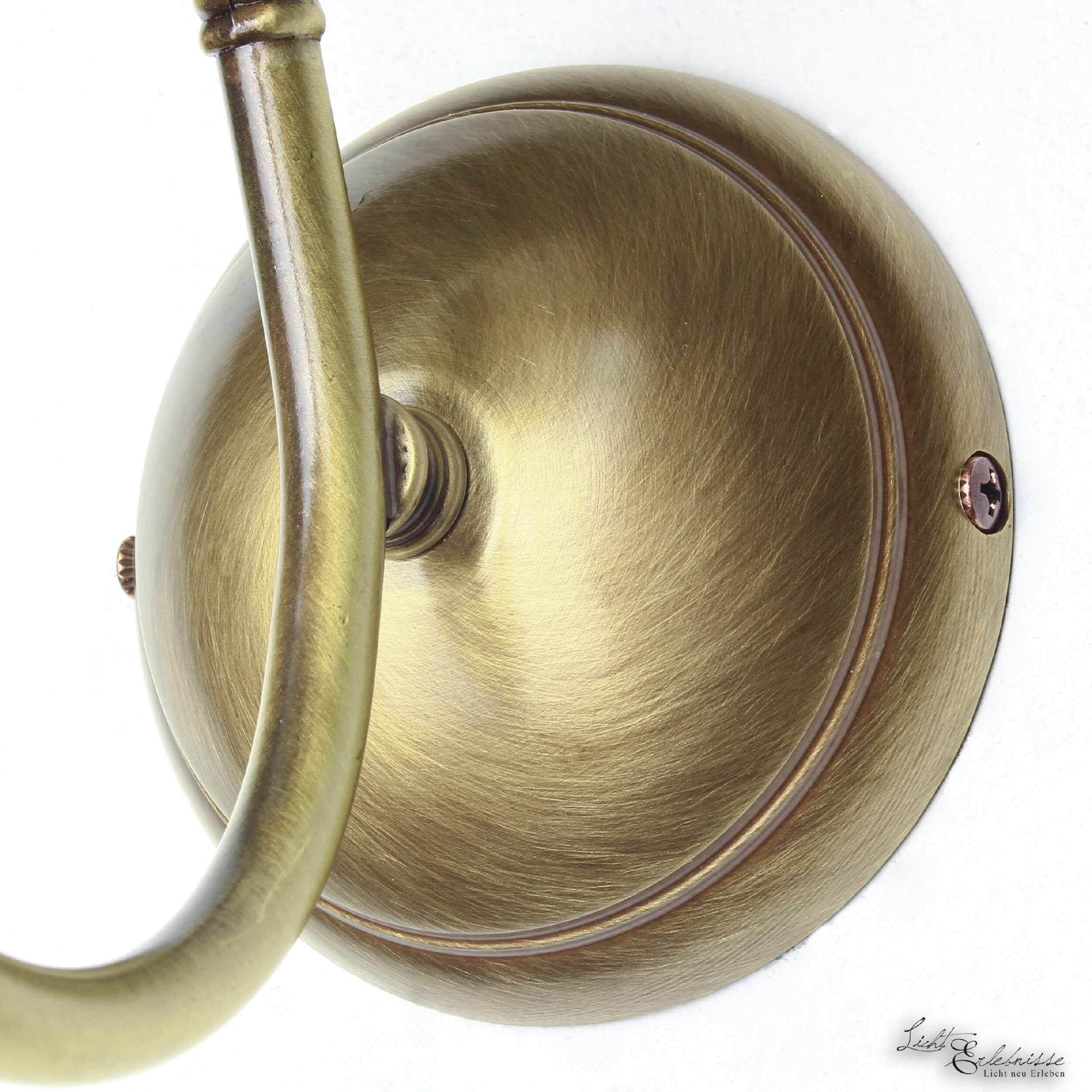 Jugendstil Wandleuchter E14 Ginevra Bronze