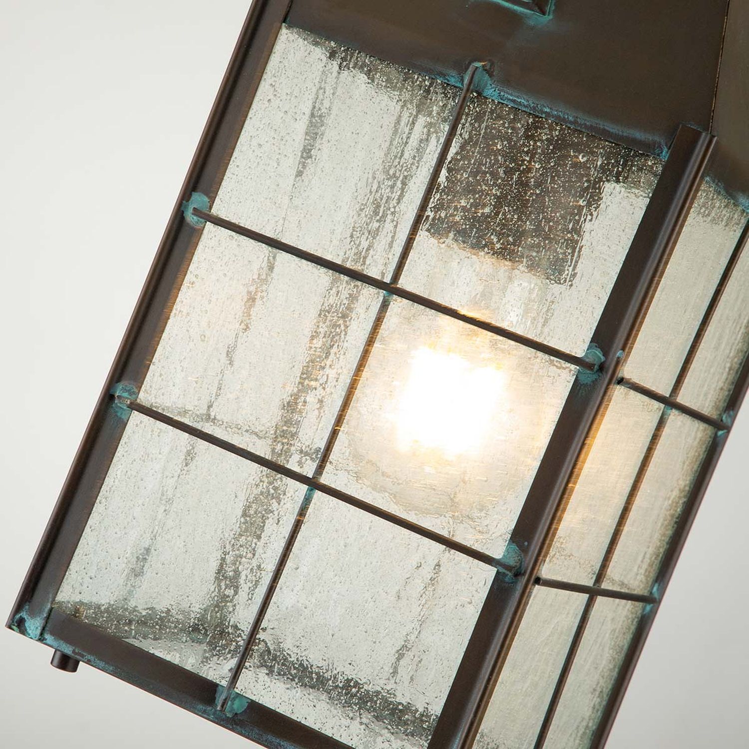 Outdoor Pendelleuchte Messing Glas E27 IP44 H: max. 205,1 cm