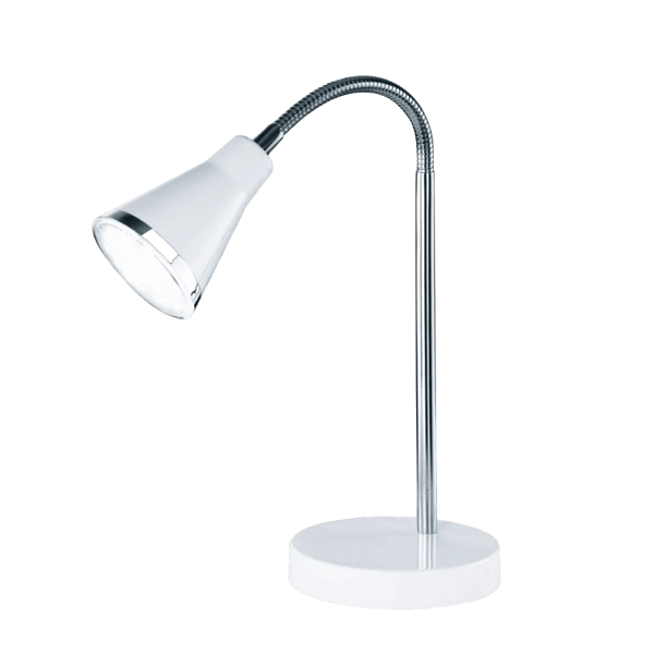 Tischleuchte, Schreibtischlampe, Metall, Chrom, Beleuchtung