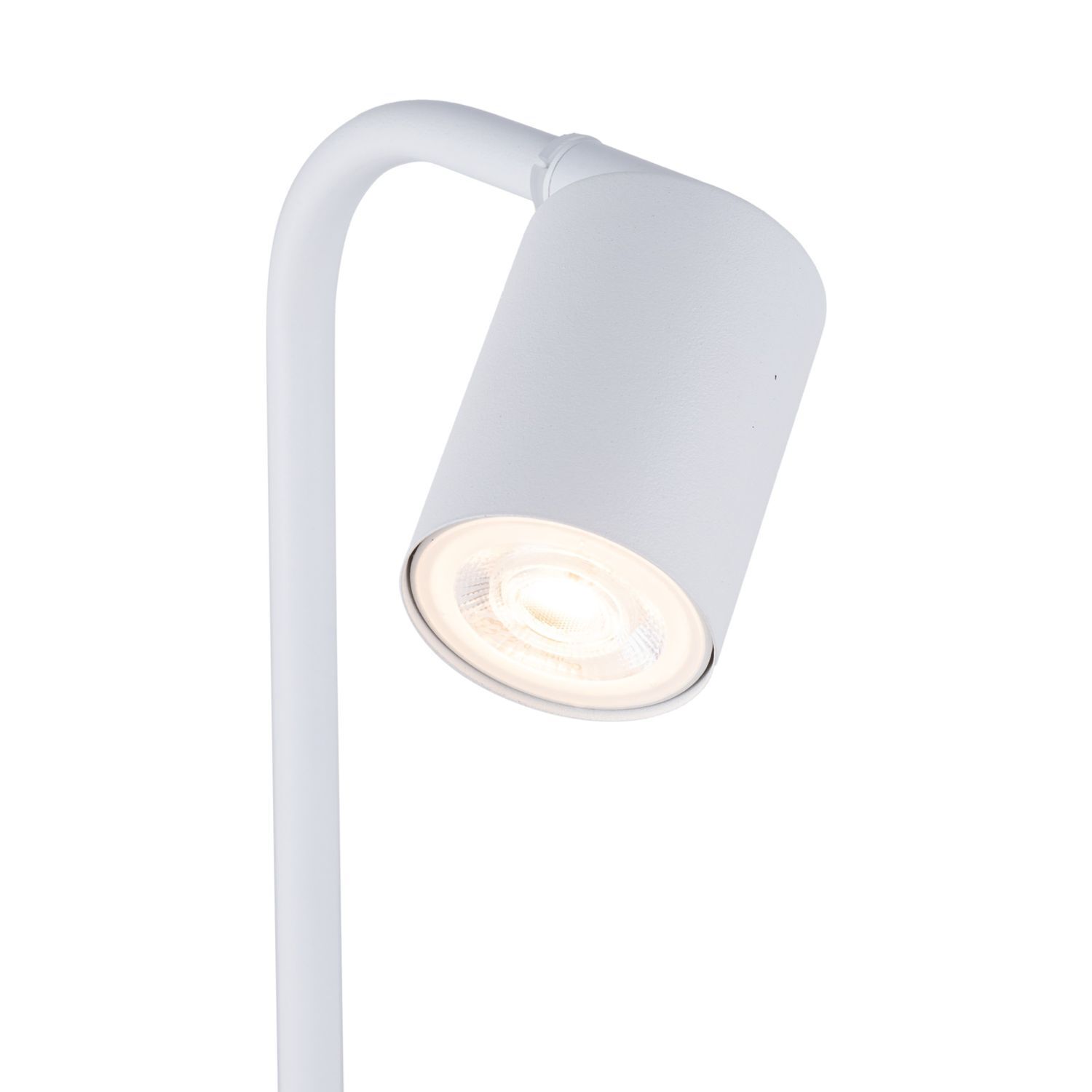 Schreibtischlampe Weiß verstellbar Modern Metall 40 cm