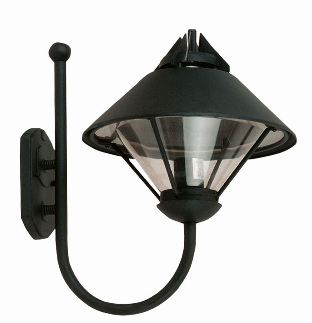 Außen Wandlampe Schwarz Rustikal IP43 E27 KAILIDA
