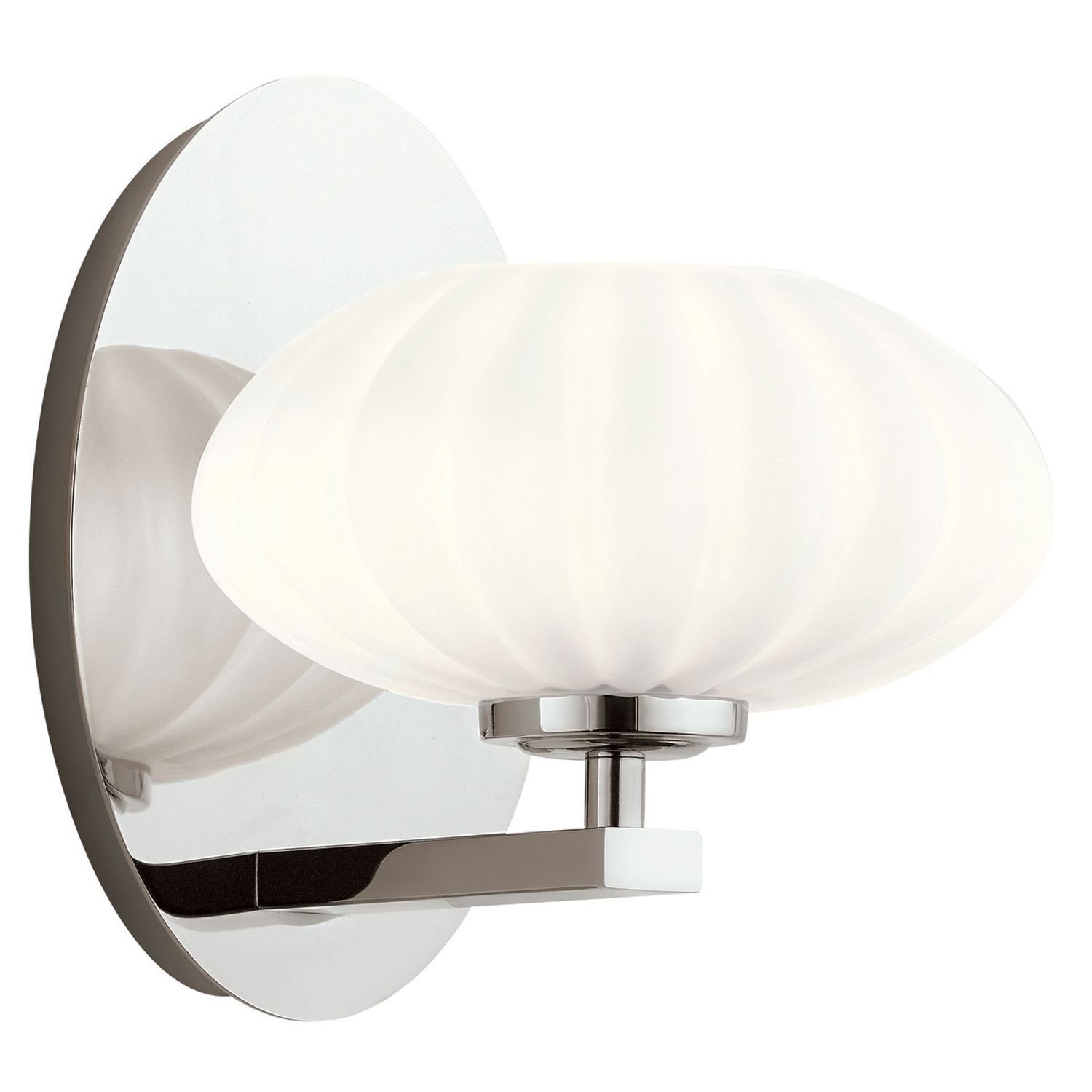 Wandleuchte Bad LED G9 IP44 H: 20,3 cm 3000 K Chrom Weiß