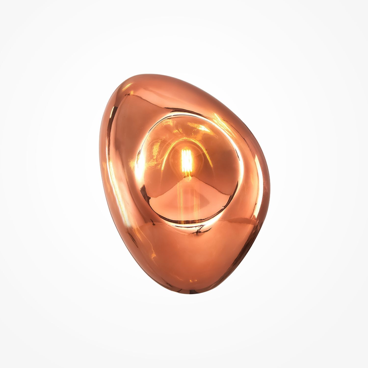 Wandleuchte Metall Glas E14 H: 27,5 cm Modern MILAN