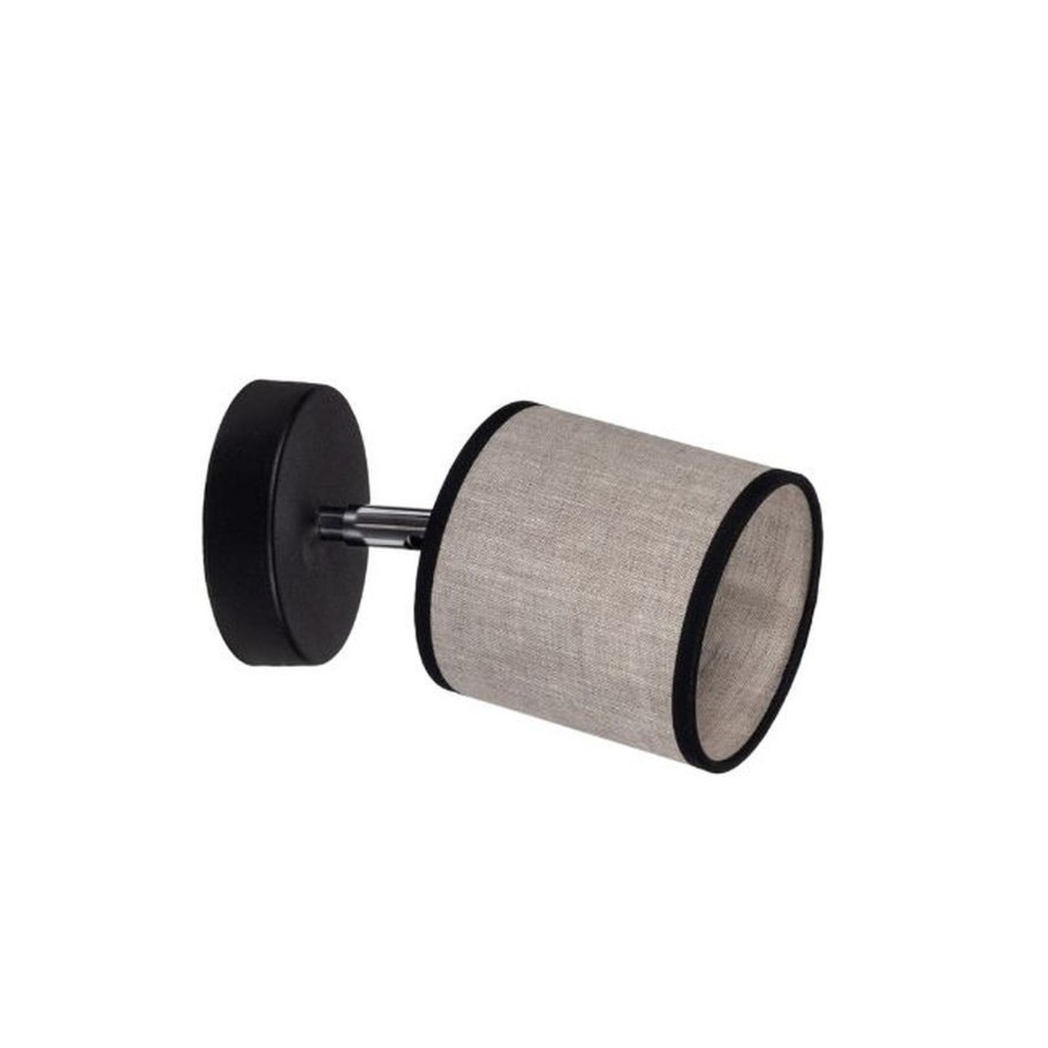 Flexibler Wandstrahler blendarm Stoff E14 H:16 cm klein