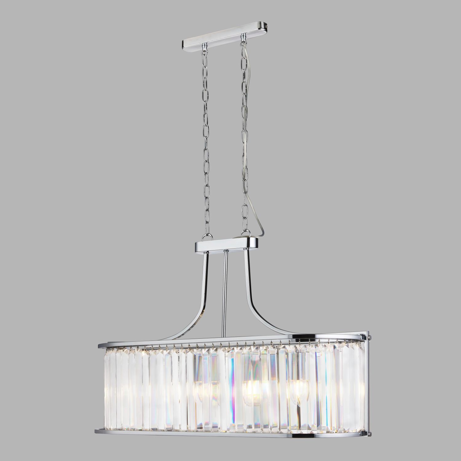 Pendelleuchte Kristall 78 cm lang H: max. 1,5 cm 2x E14