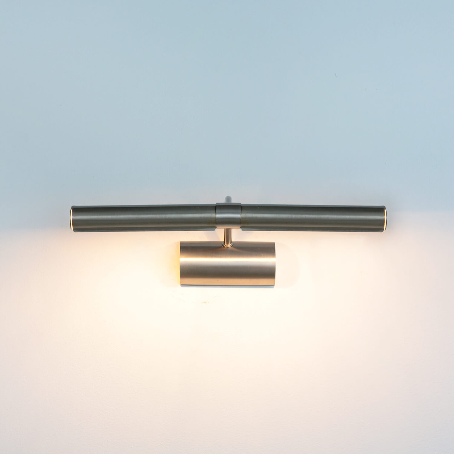 2-flmge Bilderleuchte Chrom matt 37cm PICTURE LIGHT Beleuchtung, Pistole, Waffe