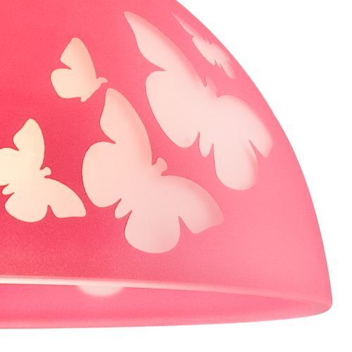 Kinderzimmerlampe Mädchen Pink rund Lampe