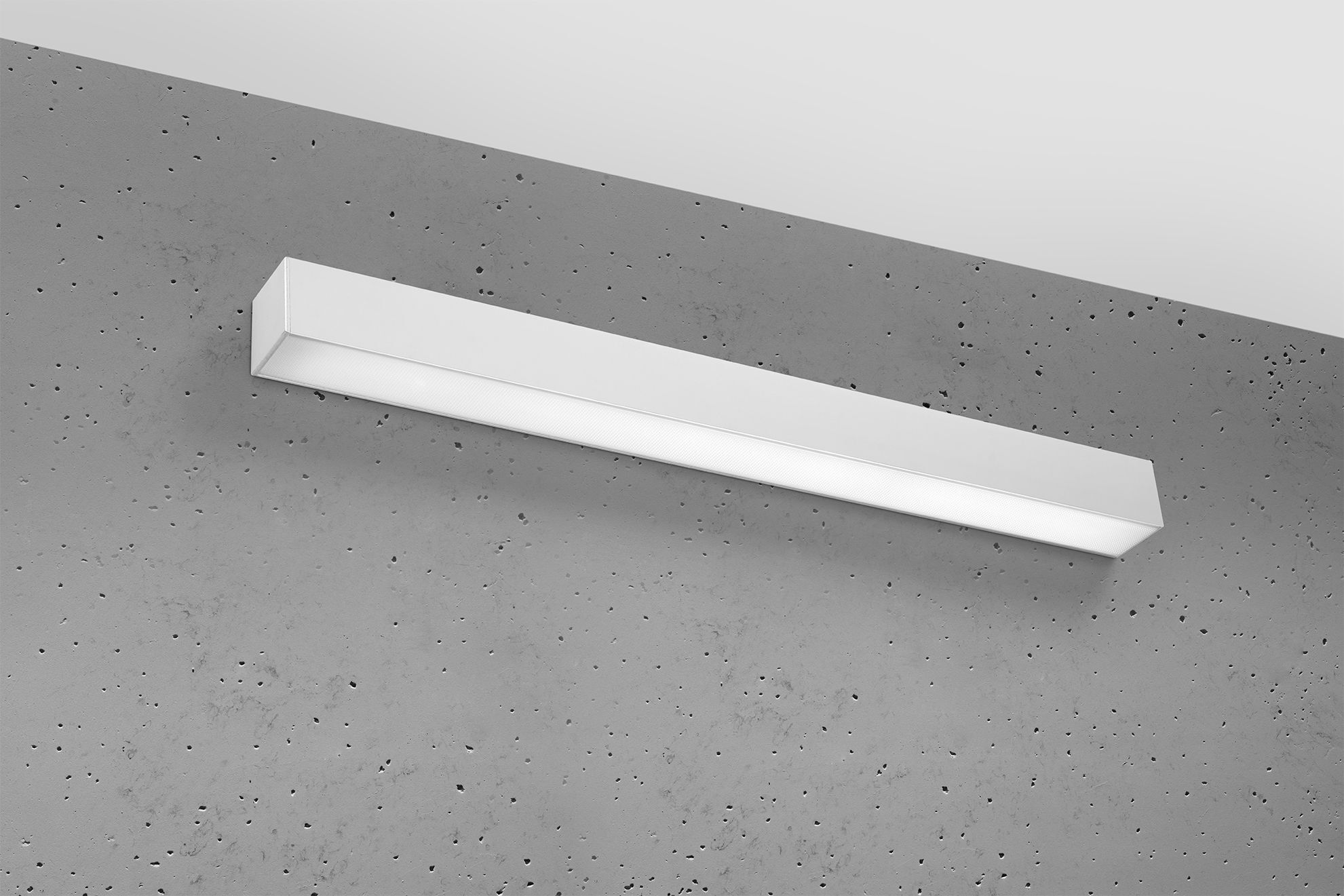 LED Downlight Wandlampe Grau 67 cm 4000 K 2080 lm schmal