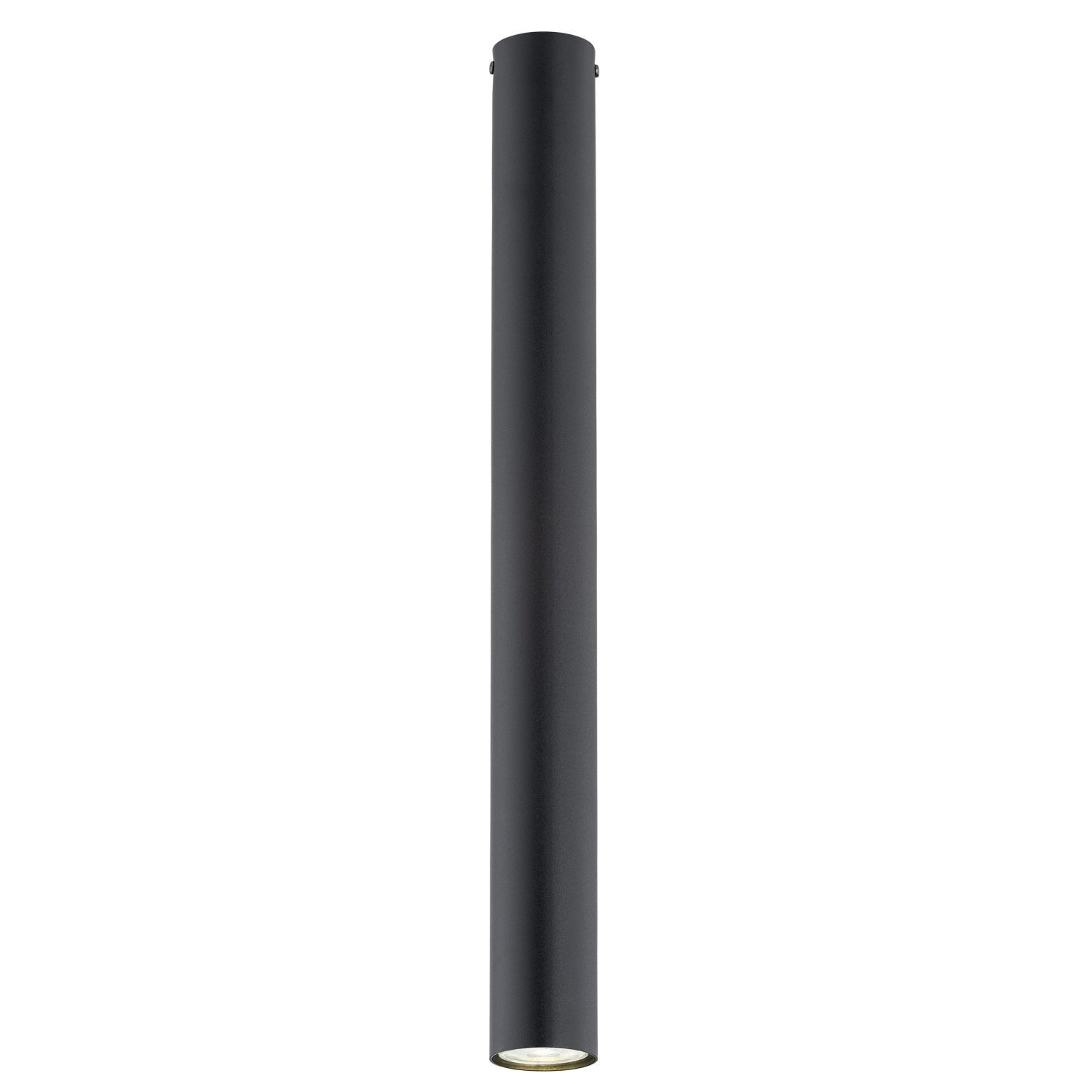 Deckenleuchte Schwarz B: 6 cm 60 cm hoch Metall GU10 Aufputz