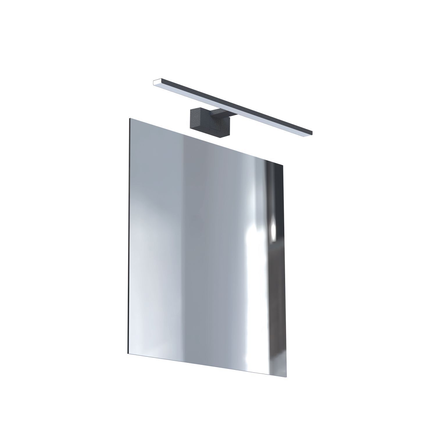 Spiegelleuchte LED Chrom IP44 3000 K 600 lm Aluminium