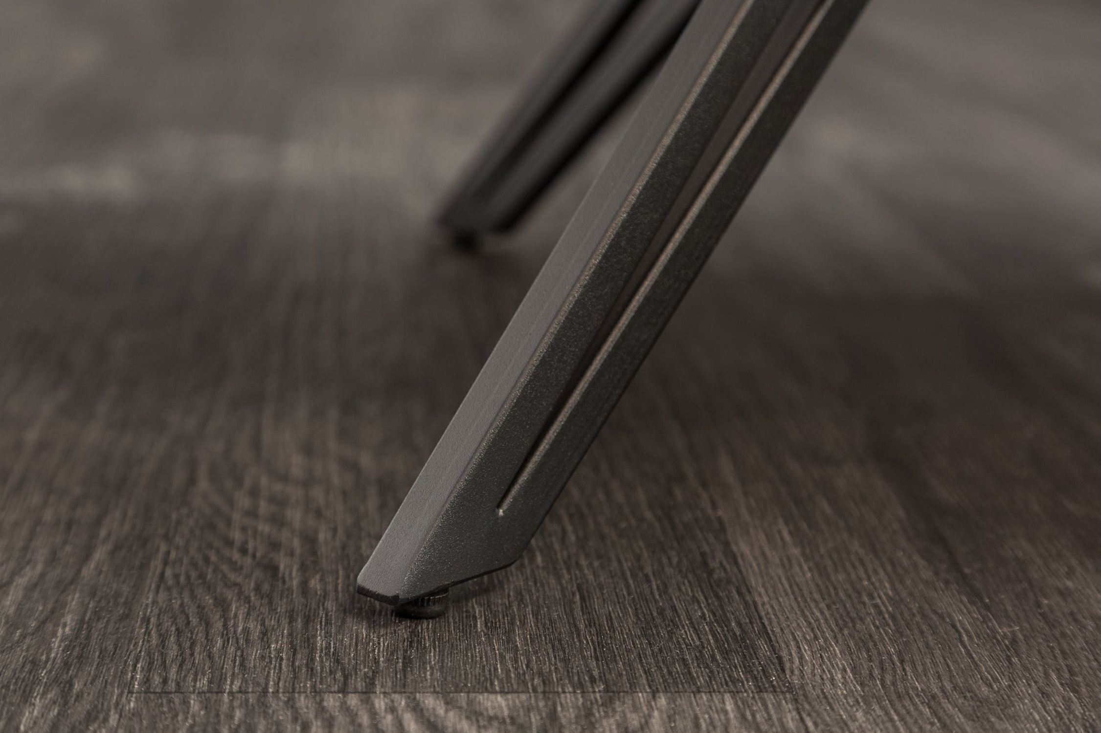 Bürostuhl drehbar in Gelb Schwarz ohne Rollen Samt Metall