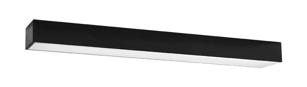 LED Deckenlampe Metall Schwarz 67 cm lang 4000 K 2080 lm