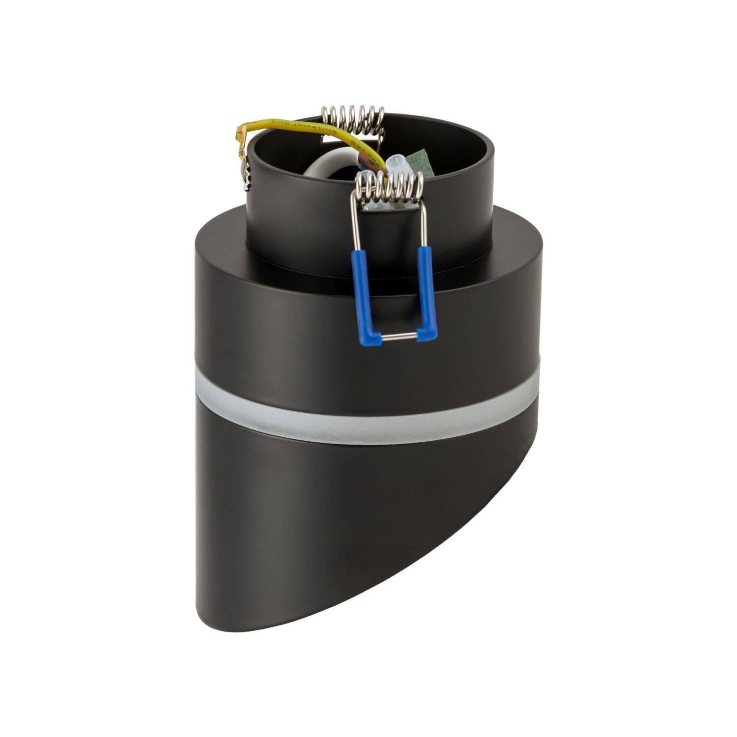 Einbaustrahler GX53 Schwarz H: 12 cm Aluminium Modern