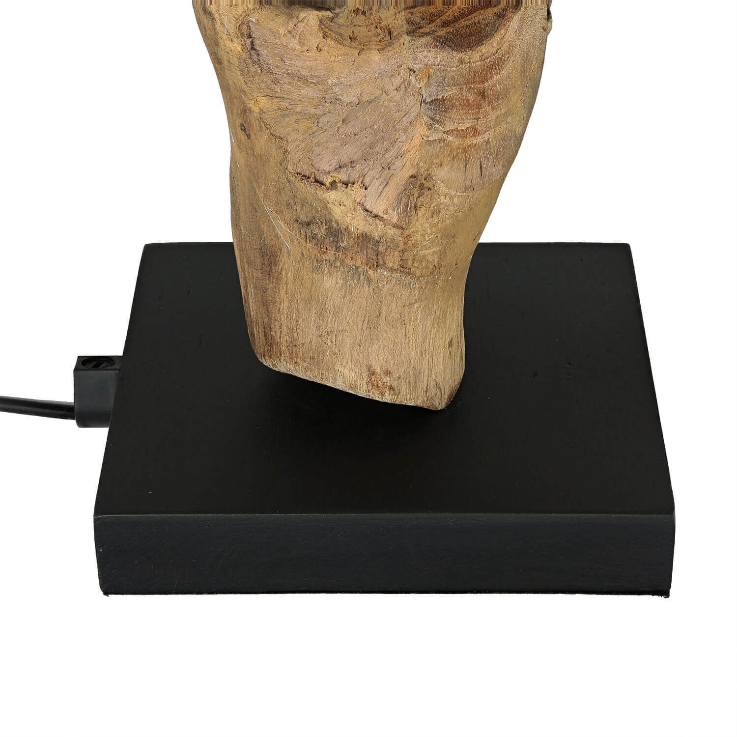 Tischleuchte Modern kunstvoll 45cm Tischlampe Natur Krug