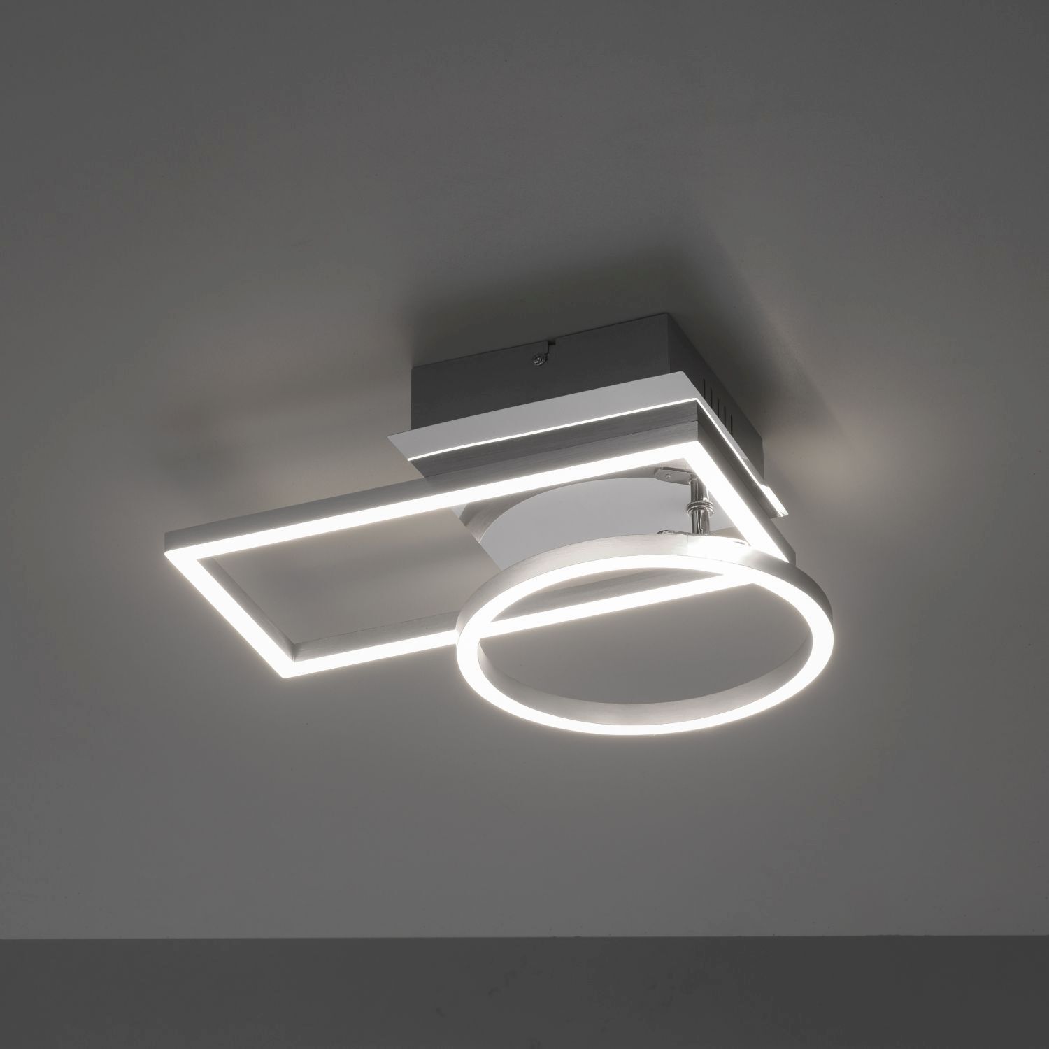 Verstellbare LED Deckenleuchte in Stahl L:37 cm 1260 lm