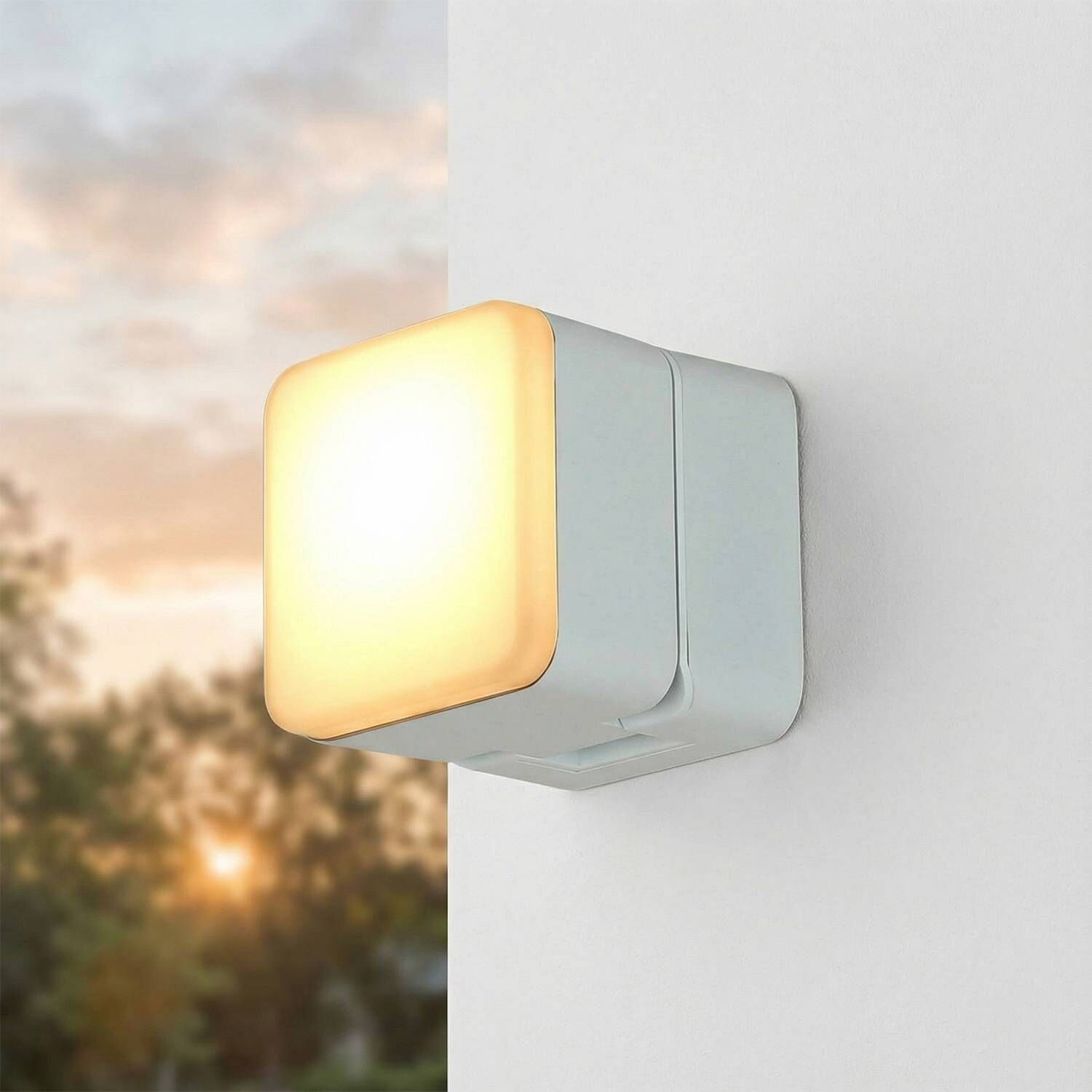 LED Außenwandlampe IP44 verstellbar B:9 cm 900 lm Alu LED Außenwandlampe IP44 verstellbar B:9 cm 900 lm Alu