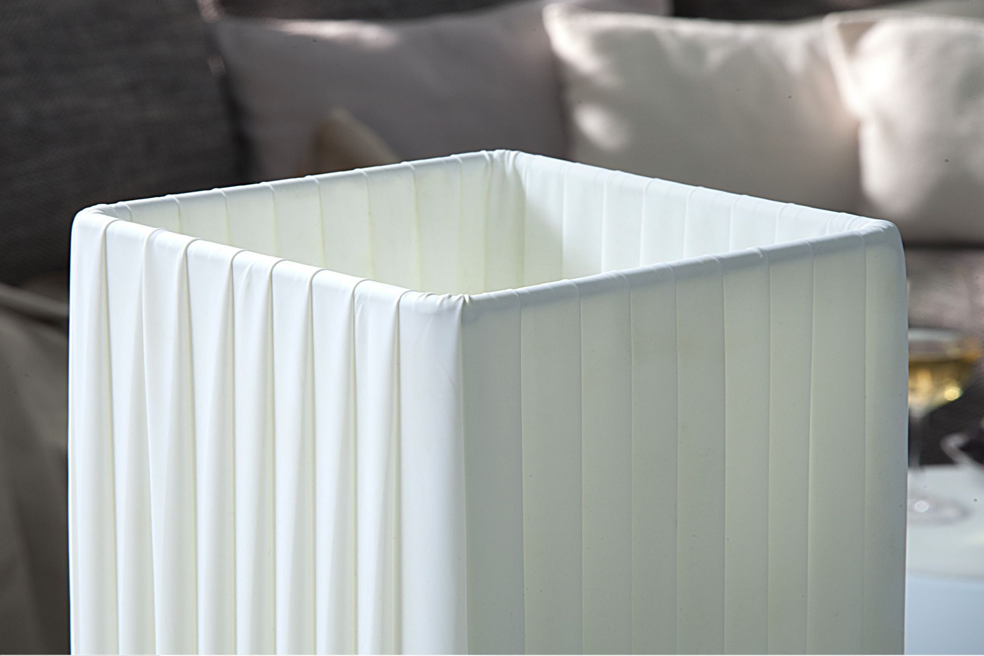 Wohnzimmer Lampe Designerleuchte eckig 160cm Porzellan, Töpferei, Krippe, Lampe, Vase